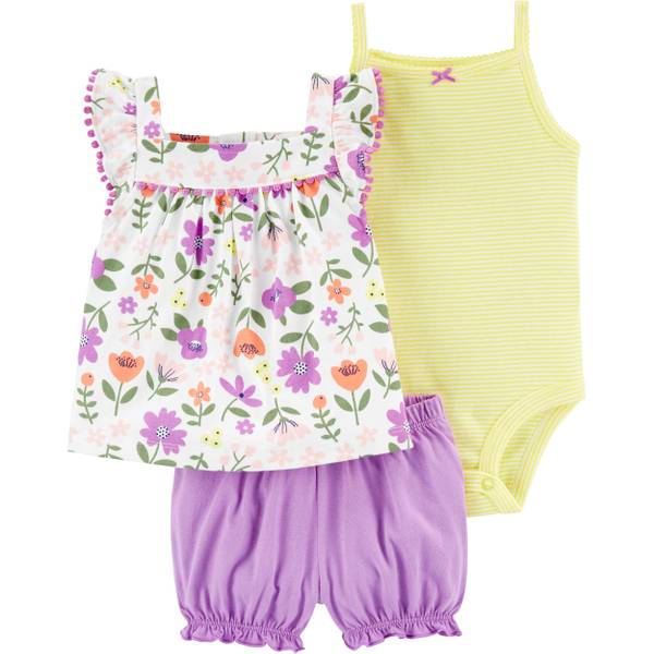 1H354510 CONJUNTO PANTALETA POLIVESTIDO FLORES - Imagen 1