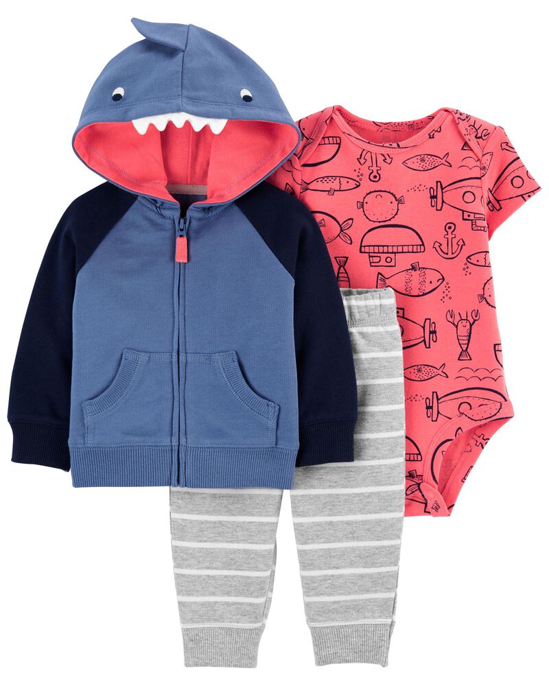 1K460810 3P CONJUNTO SHARK FRENCH TERRY - Imagen 1
