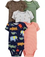 BODYS PACK X5 ANIMALES DE LA SELVA