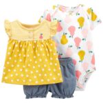 3P CONJUNTO SHORT FRUITS