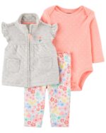 3P CONJUNTO CHALECO PRETTY