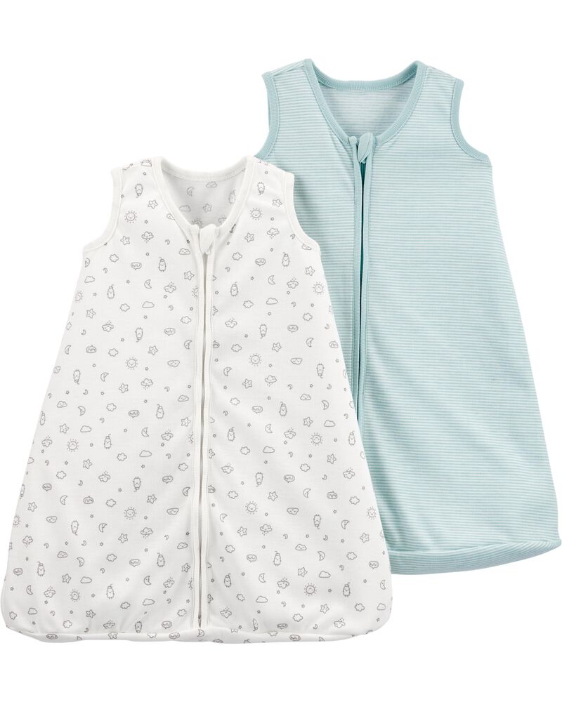 1I813310 PACK SAQUITOS DE DORMIR EN ALGODON RIB - Imagen 1