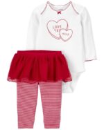 2P CONJUNTO TUTU LOVE