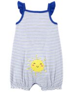 ENTERIZO CORTO TIRITAS SOL AZUL - Imagen 2
