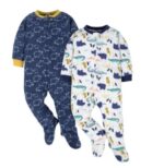 2PACK ENTERIZOS MICROPOLAR CON PIECITOS ANIMAL