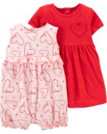 2PACK VESTIDO + ENTERIZO CORAZONES