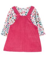 3P OVERALL SET FLORAL ROSE CON PANTYS - Imagen 2