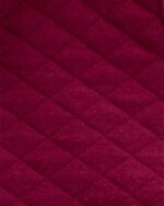 3P CONJUNTO CHALECO GUINDA ROMBOS ACOLCHADO LIGERO - Imagen 3