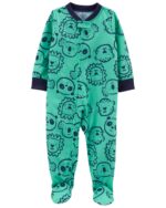 Enterizo con piecitos animals polyester jersey
