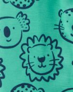Enterizo con piecitos animals polyester jersey - Imagen 2