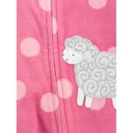 2 PACKS ENTERIZO CON PIECITOS MICROPOLAR OVEJITA - Imagen 2