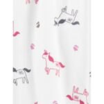 2 PACKS ENTERIZO CON PIECITOS MICROPOLAR UNICORNIOS - Imagen 2