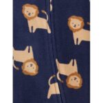 2 PACKS ENTERIZO CON PIECITOS MICROPOLAR LEON - Imagen 2
