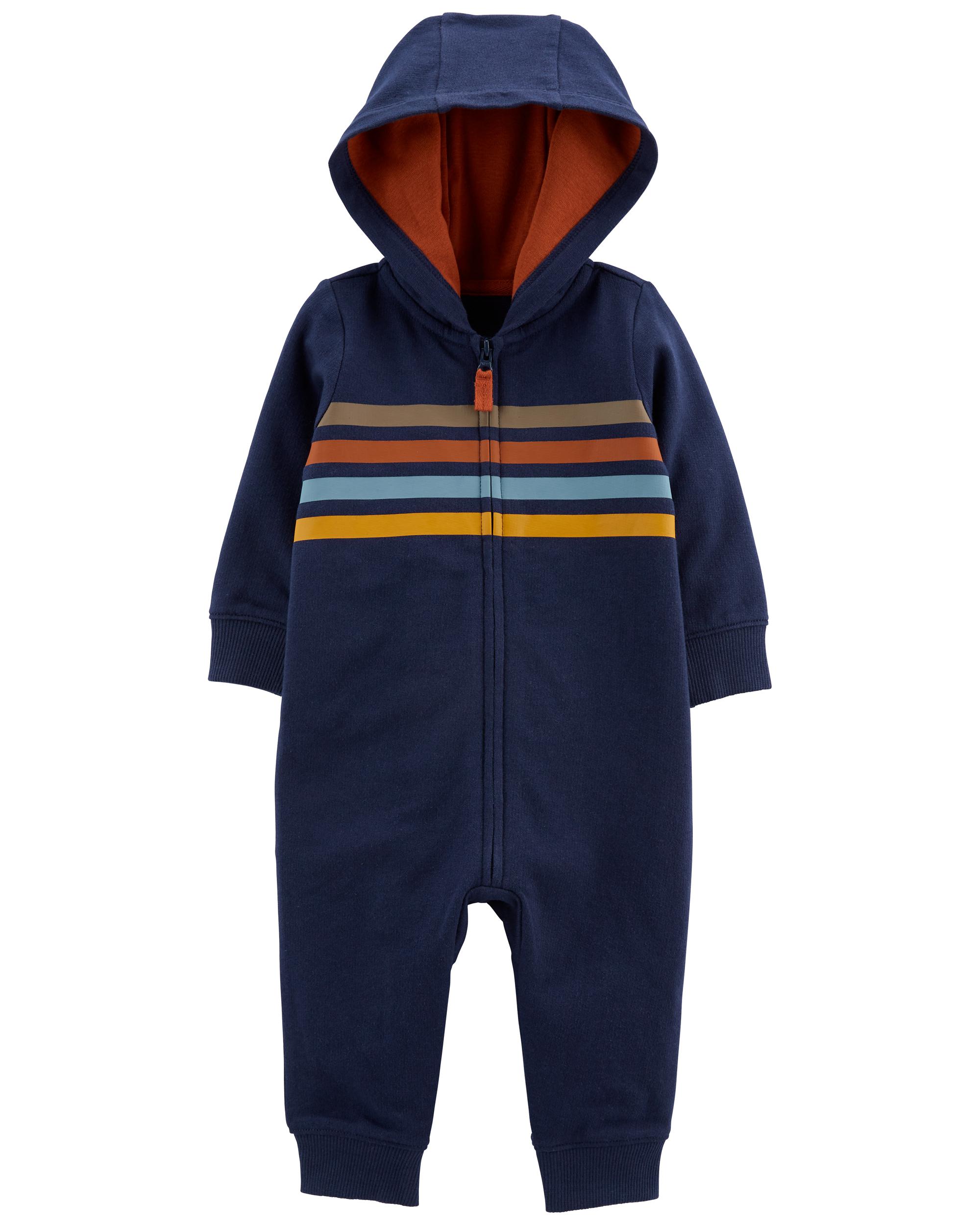 1M065410 ENTERIZO EN FRENCH TERRY CON RAYITAS - Imagen 1