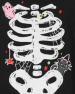 PIJAMA 2P CALAVERA ROSA - Imagen 3
