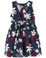 A VESTIDO FLORAL BLUE - Imagen 2