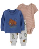 3P CONJUNTO POLERA INT MICROPOLAR