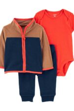 3P CONJUNTO CHOMPA Y PANTALON MICROPOLAR