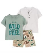 3P CONJUNTO CON SHORT WILD