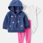3P CONJUNTO CHOMPA BLUE