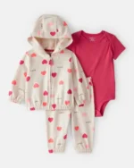 3P CONJUNTO CHOMPA HEART