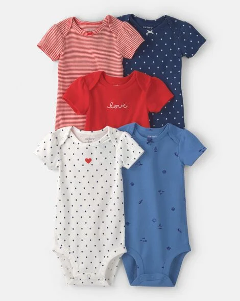 1U627110 BODYS PACK X5 RED AND BLUE - Imagen 1