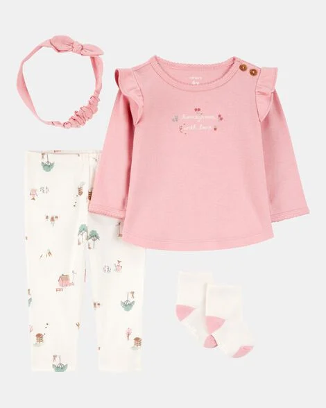 1S938110 A SET CON VINCHA Y MEDIAS 4P - Imagen 1